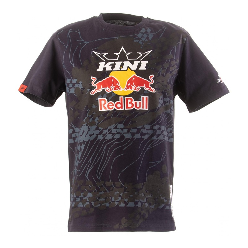 T-shirt Kini Red Bull Topography bleu nuit- XS