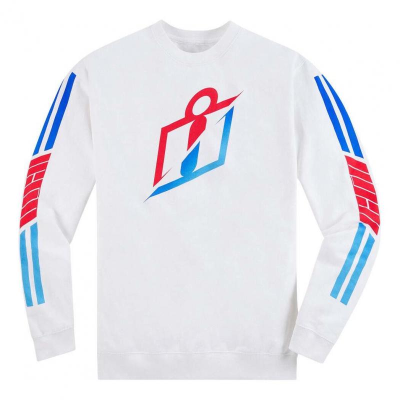 Tee-shirt manches longues Icon Crew neck RS Gardient blanc/bleu/rouge-