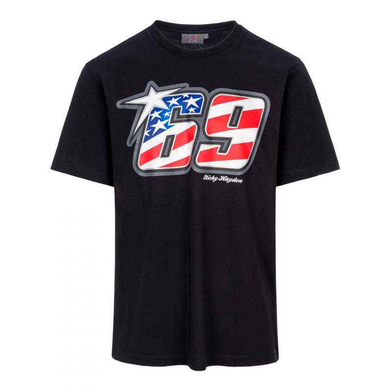 Tee-shirt Nicky Hayden 69 noir
