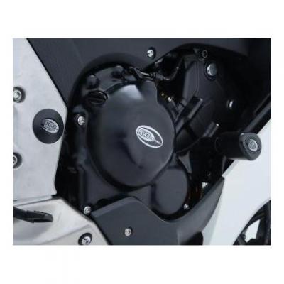 Kit couvre carter moteur R&G Racing noir Honda CBR 500 R 13-17