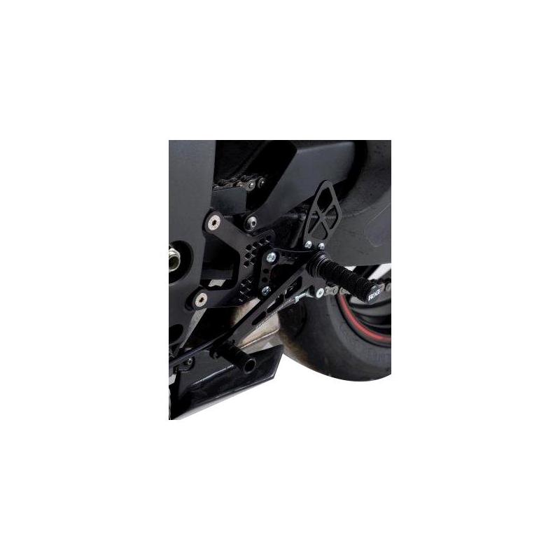 Commandes reculées R&G Racing noir selection inversée BMW S 1000 RR