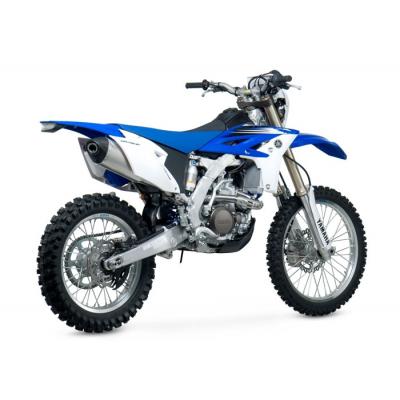 Ligne complète Yoshimura USA collecteur inox et silencieux RS4S aluminium pour Yamaha WR 450 F 12-15