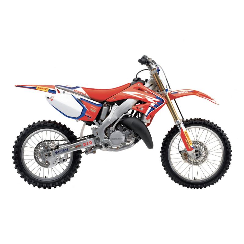 Kit déco + housse de selle Blackbird Replica Team HRC 2019 Honda CR 1