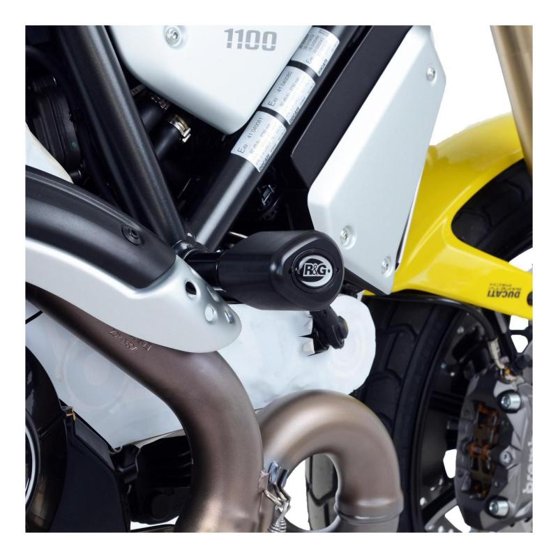 Tampons de protection R&G Racing Aero noir Ducati Scrambler 1100 18-20