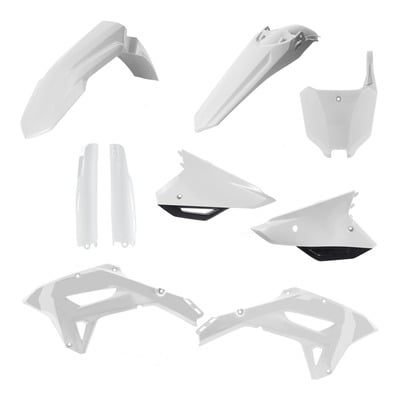 Kit plastique complet Acerbis Honda CRF 450RX 21-22 Blanc/Noir Brillant