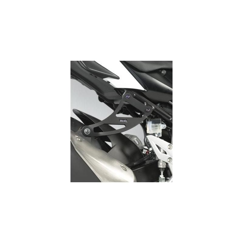Patte de fixation de silencieux R&G Racing noire Suzuki GSR 750 11-17