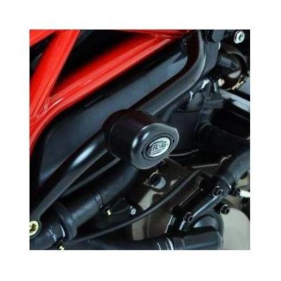 Tampons de protection R&G Racing Aero noir Ducati Monster 1200 14-18