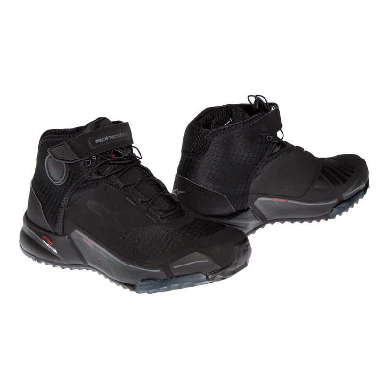 Chaussures moto Alpinestars CR-X Drystar® noir/noir