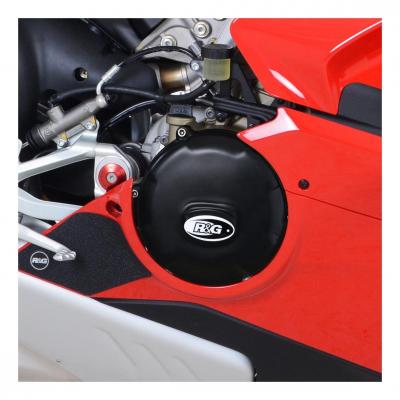 Couvre carter droit (embrayage) R&G Racing noir Ducati Panigale V4 17-20