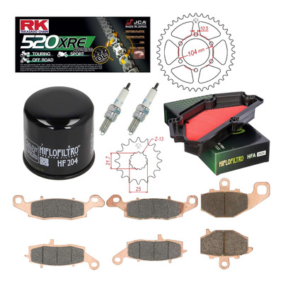 Kit entretien NF Prokit premium Kawasaki ER-6N 650 2013