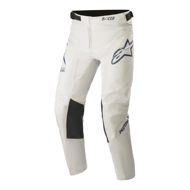 Pantalon cross enfant Alpinestars Youth Racer Braap gris clair/bleu fo