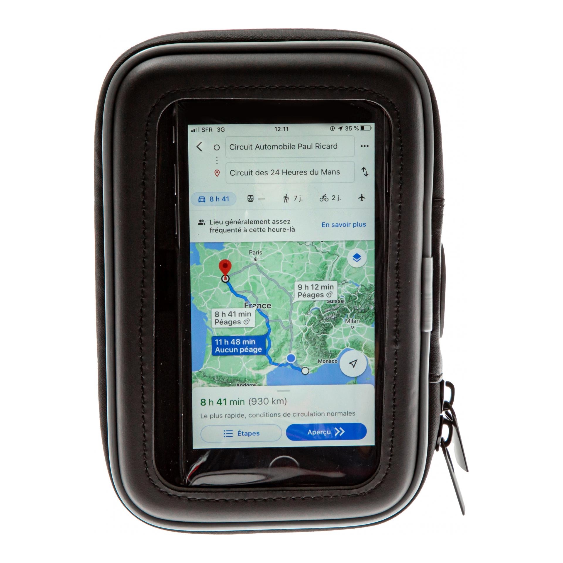Support GPS/Smartphone Lektronis fixation au guidon - Pièces Bagagerie sur  La Bécanerie