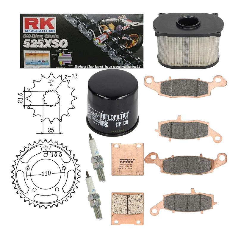 Kit entretien NF Prokit premium Suzuki SV 650 N 1999-02