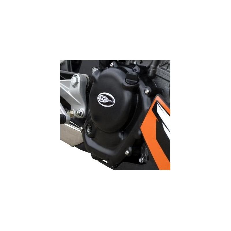 Couvre carter droit (embrayage) R&G Racing noir KTM 125 Duke 16-18