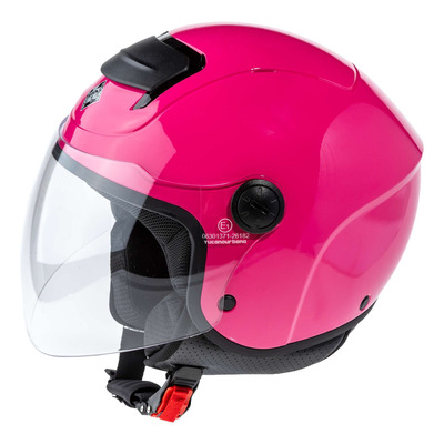 Casque jet enfant Tucano Urbano El’Kid pink glossy