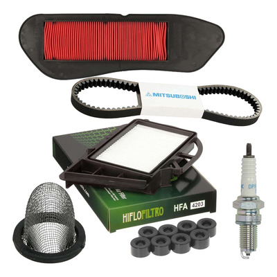 Kit Révision Yamaha X-MAX 400 13-19 Huile+Filtres+Bougie