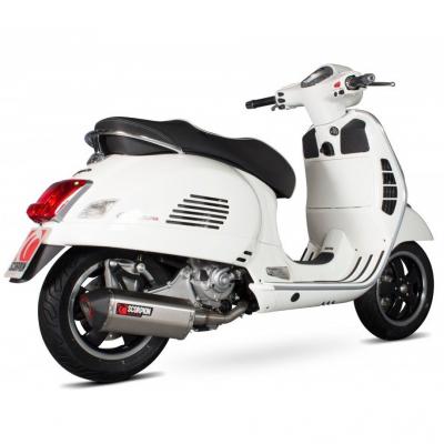 Ligne d’échappement complète Scorpion Serket inox Vespa GTS 300 09-17