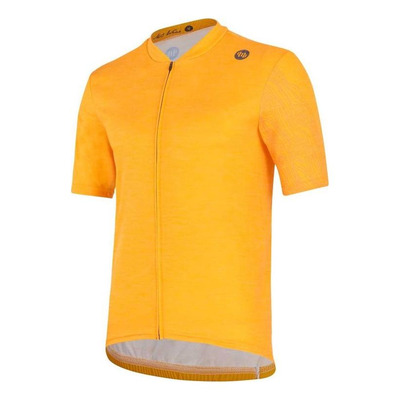 Maillot gravel MB Wear Nature Yellow Wood homme