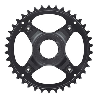 Plateau Vélo Électrique Shimano SM-CRE70 38 Dents Noir
