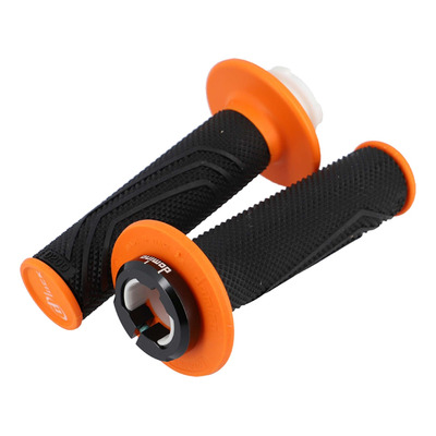 Revêtements de poignées Domino - D-Lock - D200 - 116mm - Noir / Orange