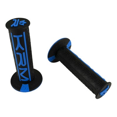 Revêtements de poignées KRM Pro Ride noir/bleu