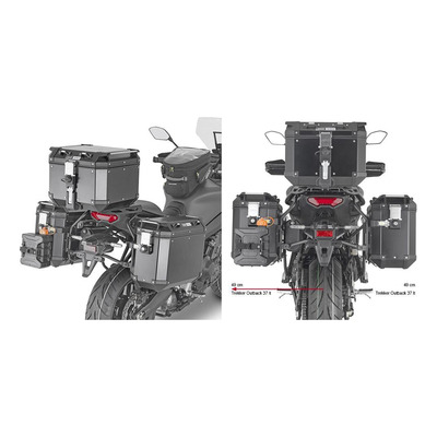 Supports Pour Valises Lat Rales Liaison Rapide Givi Yamaha Mt