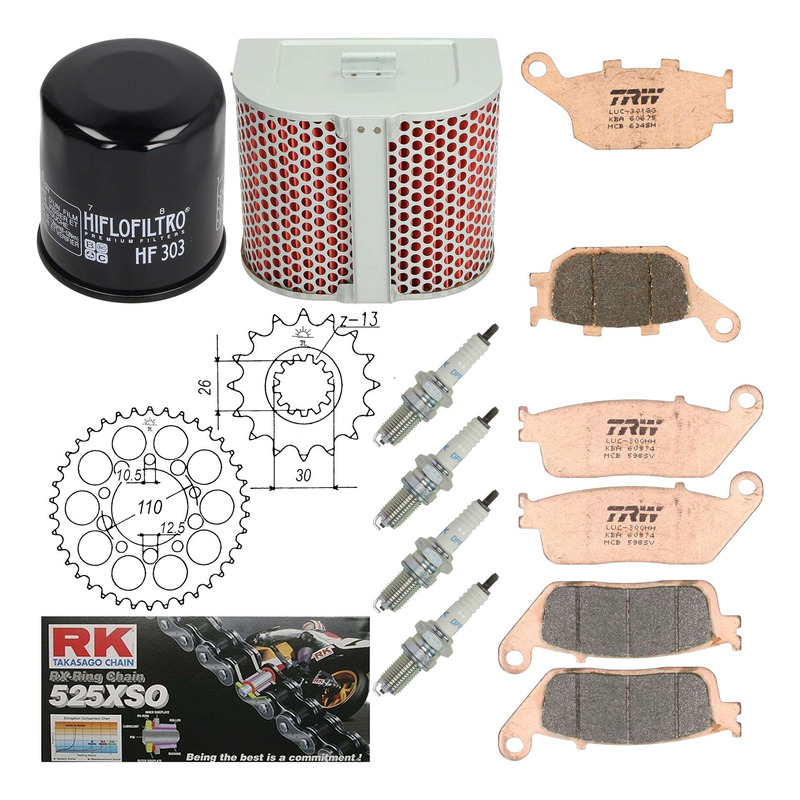 Kit entretien NF Prokit premium Honda CB 750 Seven Fifty 1992-03