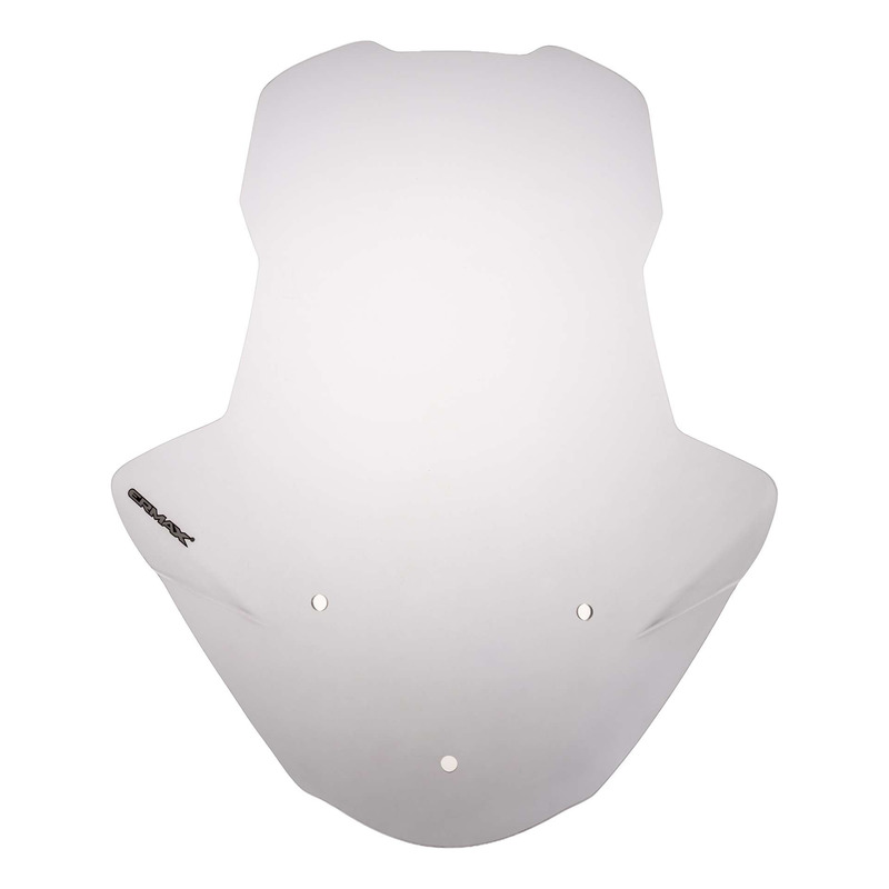 Pare-brise Ermax haute protection 70 cm avec protections mains Piaggio MP3 500 11-18 gris