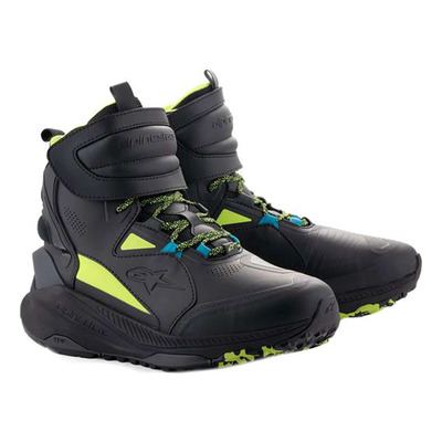 Baskets moto Alpinestars Speedstreet black/lime/blue ocean