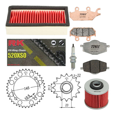 Kit entretien NF Prokit premium Yamaha XT 600 1999-03