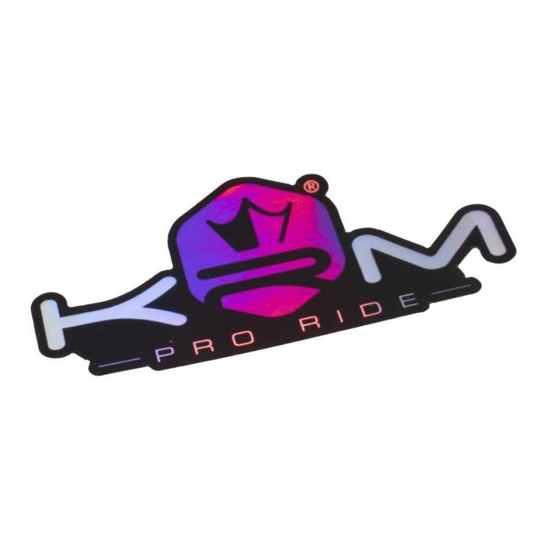 Autocollant KRM Pro Ride violet holographique