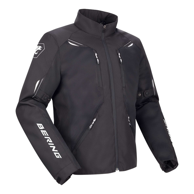 Blouson textile Bering Brazilia noir/blanc