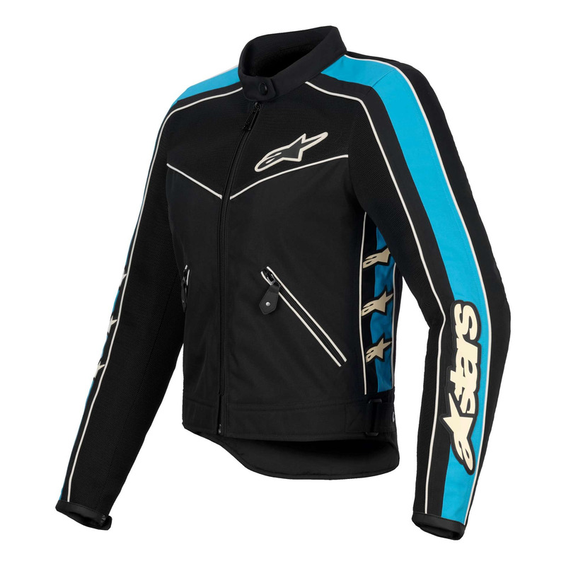 Blouson textile femme Alpinestars Stella T-Dyno Air black/light blue/ecru