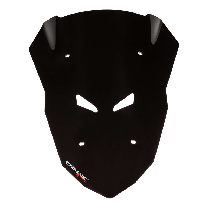 Bulle Ermax Sport 38 cm Yamaha Tracer 700 16-19 noir foncé opaque