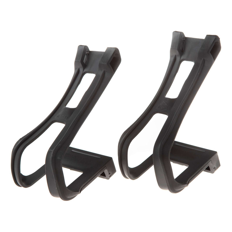 Cale pied VTT Newton sans courroie long noir (paire)
