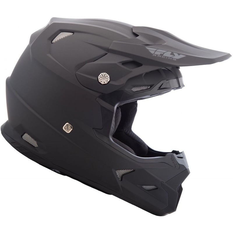 Casque cross Fly Racing Toxin Mat noir- L