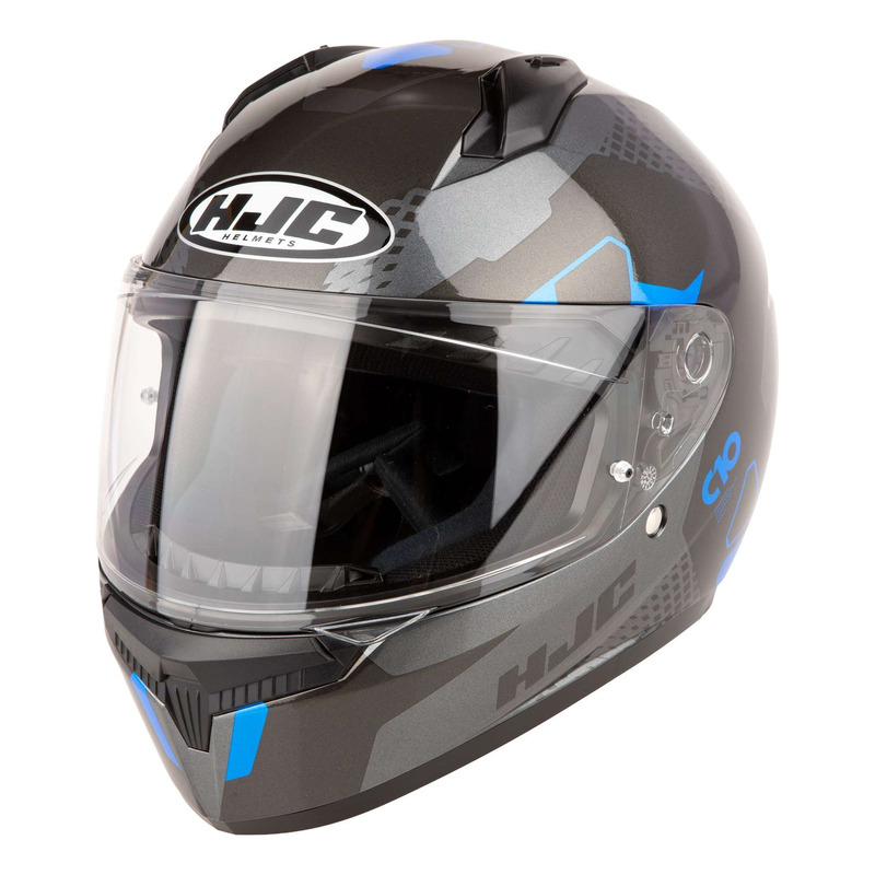 Casque intégral HJC C10 Aspa MC2 noir/gris/bleu brillant