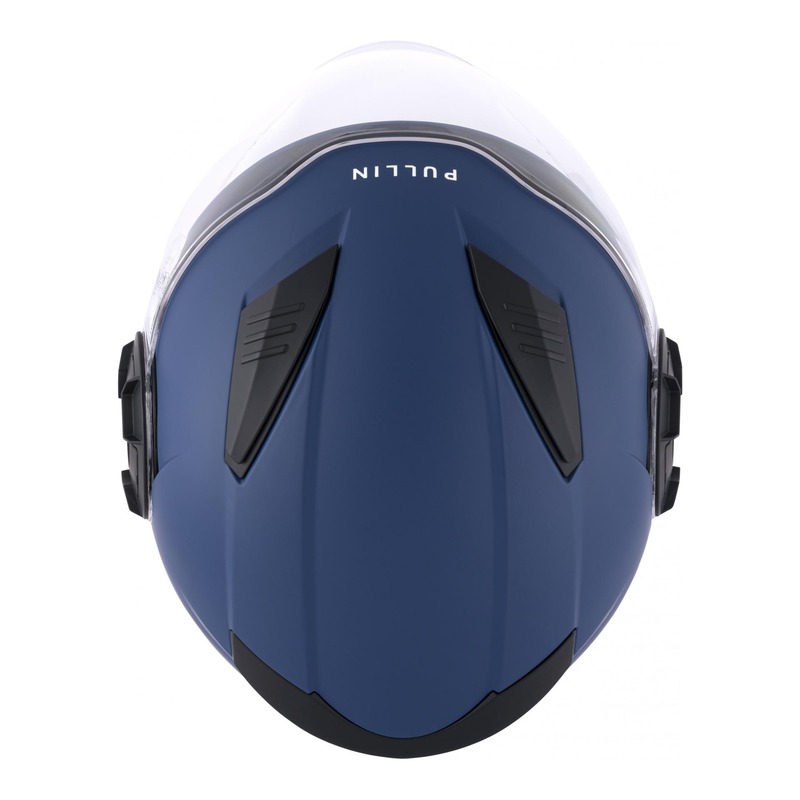Casque jet Pull-in Open Face coco et rico bleu nuit mat- XS