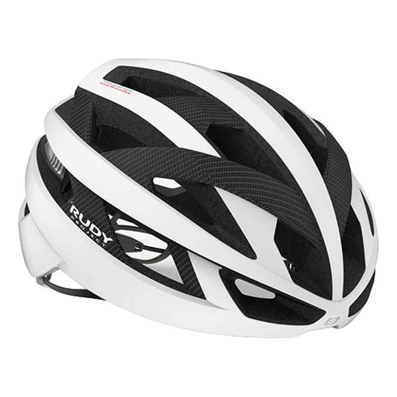 Casque vélo route Rudy Project Rebel Carbon blanc mate