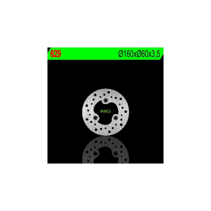 Disque de frein NG Brake Disc D.160 fixe avant - 629 Daelim Cordi 50