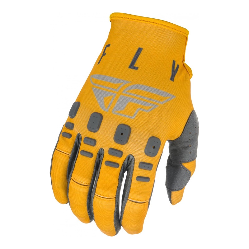 Gants cross Fly Racing Kinetic K121 moutarde/stone/gris- XS/7