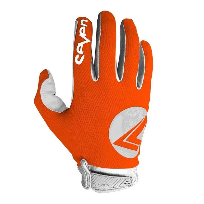 Gants cross Seven Annex 7 Dot orange fluo