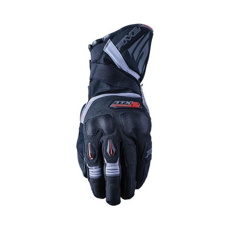 Gants textile/cuir Five TFX2 WP noir/gris- XS