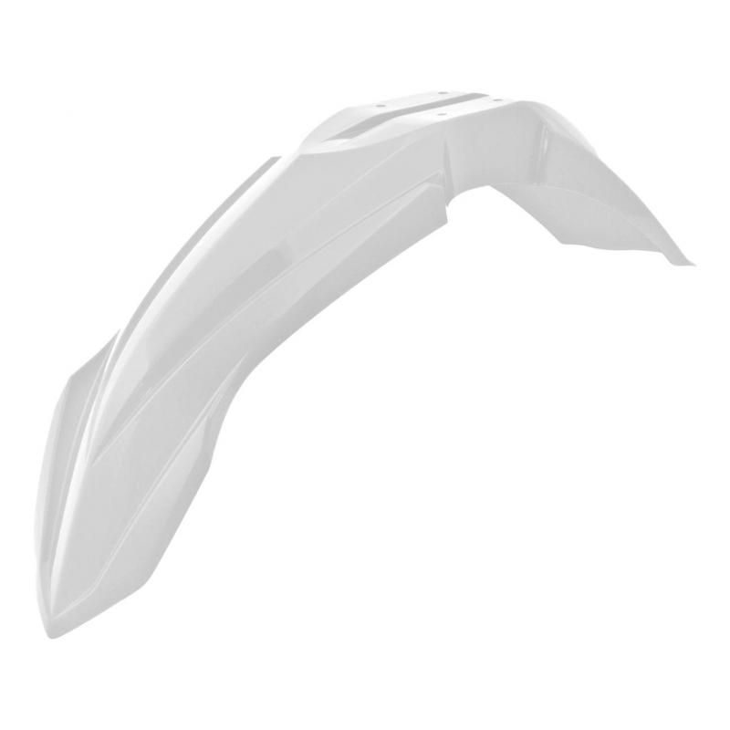 Garde boue avant RTech blanc pour Yamaha YZ250F 10-16
