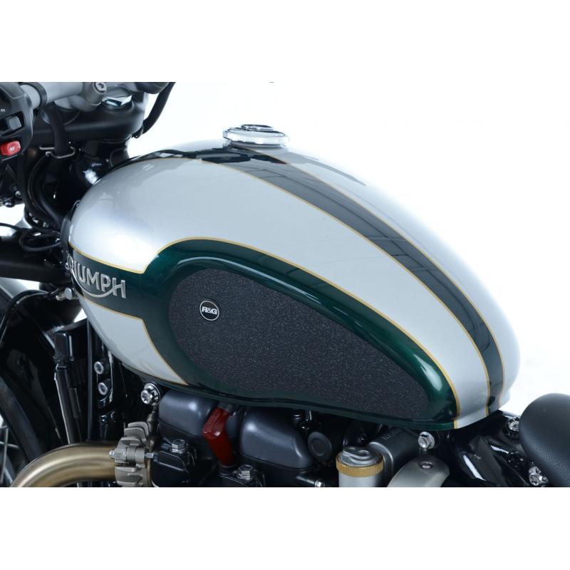 Kit grip de réservoir R&G Racing noir Triumph Bonneville Bobber 1200