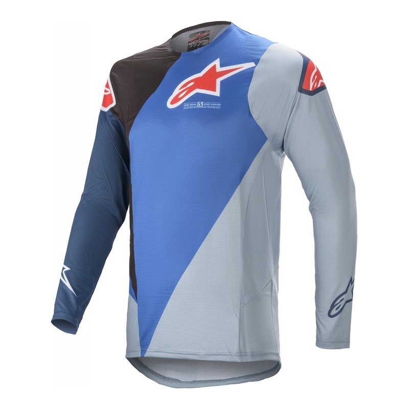 Maillot de cross Alpinestars Supertech Blaze bleu/noir- L