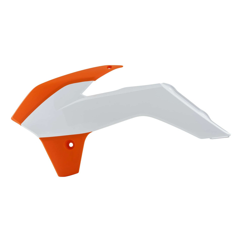OuÃ¯es de Radiateur ACERBIS Blanc / Orange -