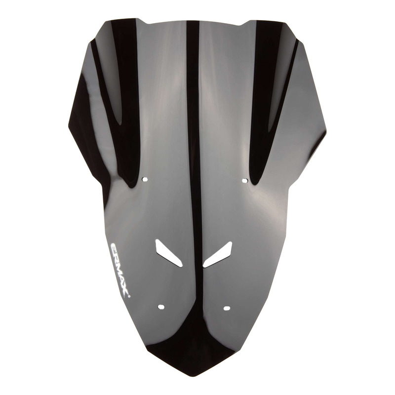 Pare-brise Ermax haute protection 49 cm Yamaha Tracer 700 16-19 noir f