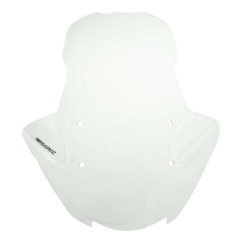Pare-brise Ermax haute protection 70 cm avec protections mains Piaggio MP3 530 22-25 clair