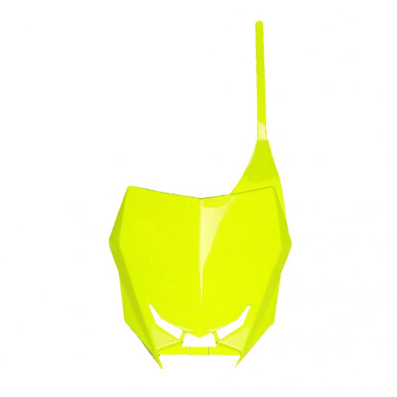 Plaque numéro frontale UFO Suzuki 450 RM-Z 2018 jaune fluo